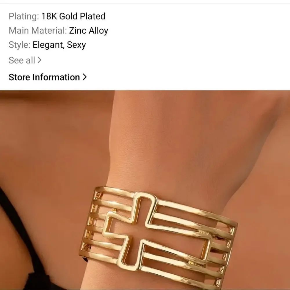 Cross stretch bracelet - Picture 12 of 12